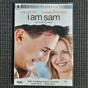 I Am Sam (DVD 2002) Sean Penn, Michelle Pfeiffer, Bilingual